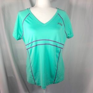 Mint Green w/ Purple Stitching Cheetah Mesh Jersey